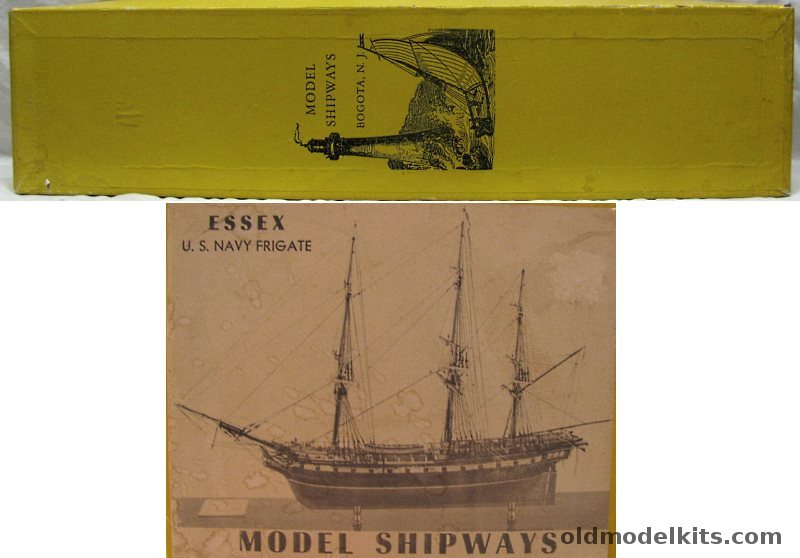 Model Shipways 1/96 Essex Frigate 1799 - 30 inch long Wood and Metal Ship Kit plastic model kit